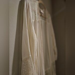 KNOX ROSE White Lace Shawl